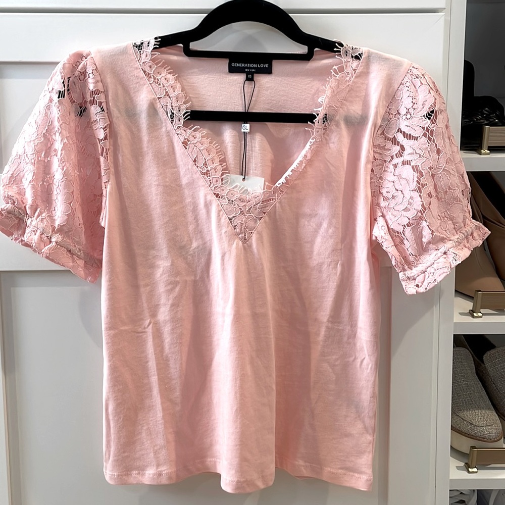 Generation Love ‘Jess’ lace combo top